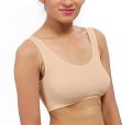 Non-Padded Soft Air Bra for Women - Lace Detail, Solid Pattern, Free Size (36-42). 