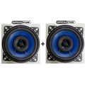 Pack of 2 - Seavy 4 Inch 2 Way Car Speakers With Tweeter 50 Watt For Car Door (Pair) and Home Entertainment. 