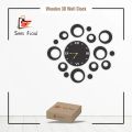 Big Size 26x26 Inches Circle Wooden Wall Clock 2023 Model Modern Design for Bedroom and Living Room, High-Quality Imported Wood. 