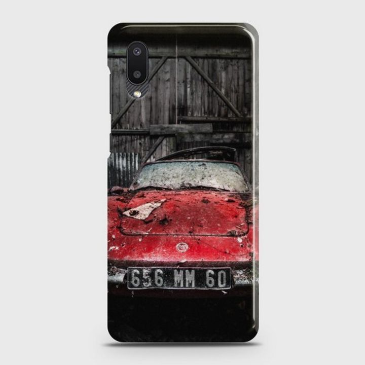 Samsung Galaxy A02 Cover - SkinLee HQ Hard Case - Old Rusty Car - SKINLEE-572-1-826-630