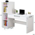 Skyrise Customizable Grand Study Table, Laptop/Computer Table with massive Book-Shelf storage, massive spacing, ample storage, desk table in Ready to Assemble form. 