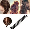 6pcs Topsy Tail Hair Tool Hair Loop, Hair Comb Hairstyle Braiding Tools with Zig Zag Pony Tail Makers Professional Hair Styling Kits For Women Hair Accessories Set Women Girls DIY  Set Kit Tools Accessories Pull Hair Needle Dish hair Comb Tools As Picture. 