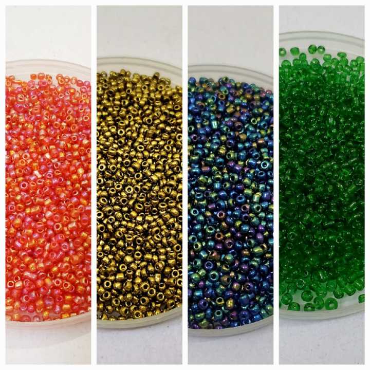 3 Tola 2mm Glass Round Beads, Various Colors, Pony Bead Jewelry, DIY