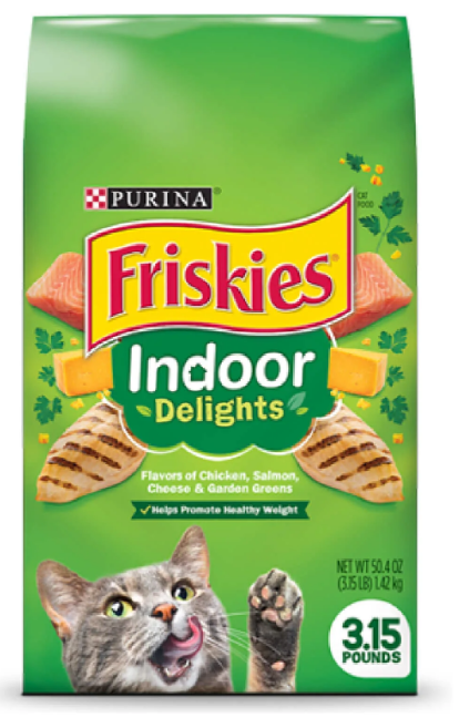 Purína Friskies Indoor Delights Adult Dry Cat Food, 1.1kg