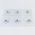 10Pcs Utility Waterproof Easy Installation Screw Stickers Adhesive Seamless Wall Hooks for Living Room. 