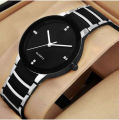 Black Arabic Aura Watch For Men Stylish Aura Watch 100% Original Watch Amazing Smart Watch with Arabic numerals fiber chain unisex Butterfly Clasp. 