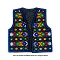 ZENZ Pakistani Sindhi Traditional Embroidered Sequins Waistcoat Koti Gilet for Baby Girls New Born to 1 Year Age Waist Coat Chest 10 Inches. 
