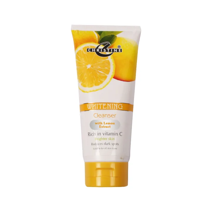 Christine%20Whitening%20Cleanser%20Tube%20(Lemon%20Extracts)%20-%20Image%203