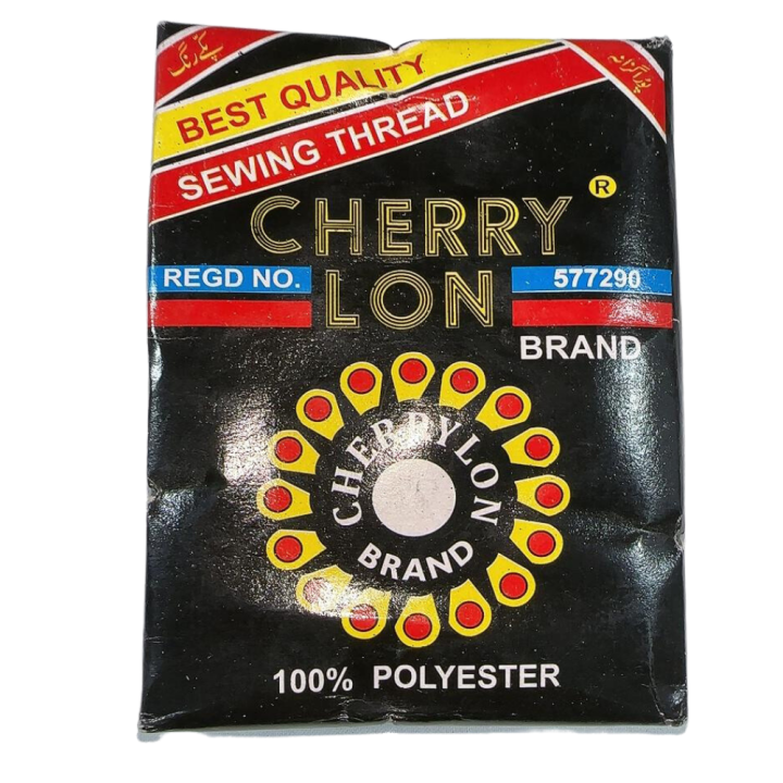 Cherry Lon sewing thread 100 spools assorted colours Robins