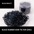 Black Beauty Rubber / Plastic Hair Bands | Hair Band | Rubber Hair Tie | Light Weight Rubber Hair Bands. 