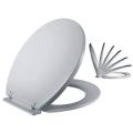 Commode hydraulic seat cover toilet cover soft close seat cover. 