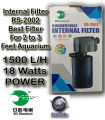 Fish Aquarium Internal Filter RS - 2002 H/MAX :1500 L/H Power 18 W Best Powerhead Filter For Fish Tank. 