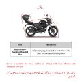 Bike Cover for bike with Side Mirrors and Top Box Tail Box Dust Proof Parking Cover and Dirt proof Bike Top Cover - Made from quality bike covers fabric to save your ride. 