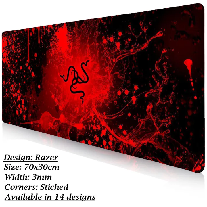 Razer%20Large%20Gaming%20Mouse%20Pad%20Thick%20Non%20Slip%20Rubber%20Base%20Mouse%20pad%20Mice%20Smooth%20Cloth%20Mouse%20Pads%20for%20Computers%20-%20Image%202