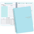 Journal Weekly Planner Notebook Spiral-bound Monthly Portable To Do List Journal Daily A5 Daily Notebook for Work Study Travel Goal setting Personal development. 