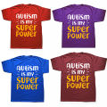 Novelty Autism Is My Superpower Awareness Autistic T Shirts Streetwear Short Sleeve Birthday Gifts Summer Style T-shirt Men. 