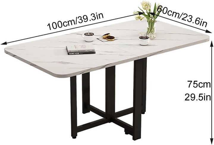 Drop%20Leaf%20Dining%20Table,%20Folding%20Dining%20Table%20with%206%20Wheels,%20Multipurpose%20Collapsible%20Drop%20Leaf%20Extension,%20E1%20Grade%20Environmental%20Protection%20Plate,%20Carbon%20Steel%20Bracket,%20Foldable%20Forms%20-%20Image%206