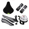 Pack of 5 Cycle Mud guard Cap Bell Axle Footrest Spiderman cycle seat 3D Breathable Bicycle Saddle Net Cover. 