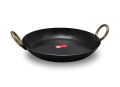pure iron madevflat bottom karahi for making jalebi shami kabab butt karahi tawa fist fry kalahi tawa tawa keema and lot of things heavy quality easy to use easy to handle. 