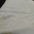 Embroidered White Chiffon Dupatta For Girls/Ladies. 