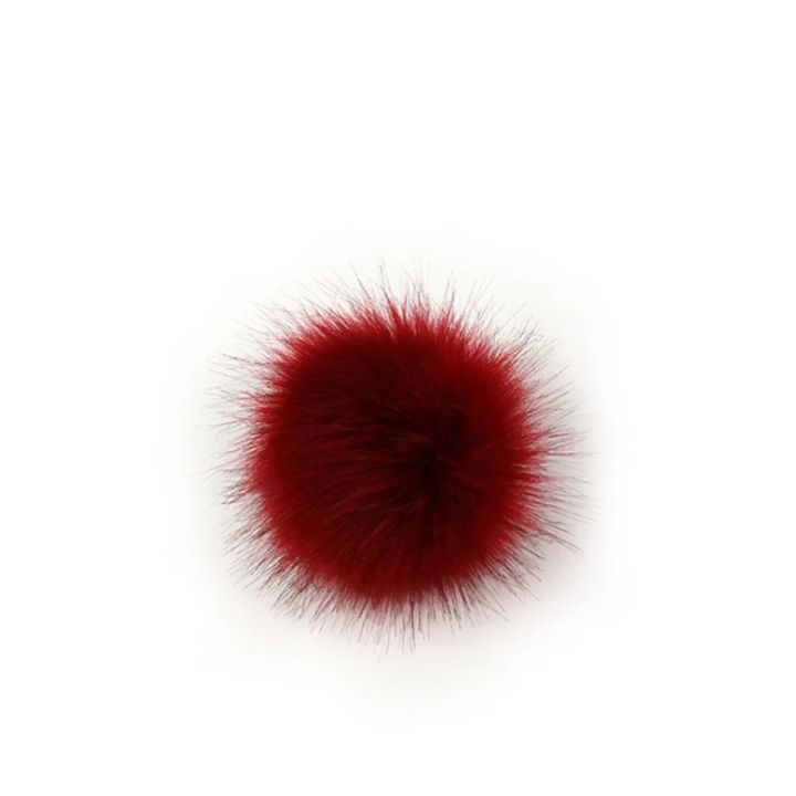【Beauty Code】Faux Rabbit Fur Ball Keychain Fur Pom Keychains 8 CM Llaveros Portachiavi Fluffy Keychain Porte Porte Pompom De