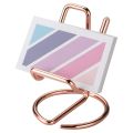 Business Card Holder for Desk, Metal Business Card Display Holder Stand, Office Desktop Name Card Holder. 