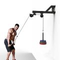 Home Gym Wall-mounted Cable Machine Attachments Workout Triceps Biceps Pulley System Fitness Pull Down Rope Equipment(AMBALA FITNESS). 