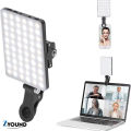 ZYOUND - vl 60bi USB LED Video Light 3 Light Modes and Brightness 10-Level | built-in 2000mAh Rechargeable Dimmable LED Beads Selfie Light with Phone clip | Portable High-quality LED Light for Mobile/Laptop/Ipad/Tablet. 