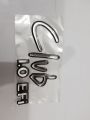 Santro Hyundai Logo Monogram Silver. 
