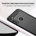 Leweisi Carbon Fiber Bumper Phone Case For Motorola Moto G Stylus 2020 / Moto G Pro Back Cover Coque Shockproof Protectives. 
