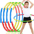 Hula Hoop for Kids, fitness ring Detachable Adjustable Size Kids Hula Hoop, Suitable for Girls, Boys and Pet Training. 