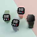 Children Smart Watch Kids Watch Wristwatch Boy Girls Sport LED Simple Color Silicone Strap Kids Watches Student Gift. 