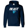 Navy Blue Mr Beast Hoodie Youtuber Cotton For Mens and Womens. 