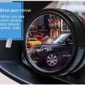 Car Round Mirror Original Glass Rear view Blind spot Mirror Wide-angle lens - 2 pcs. 