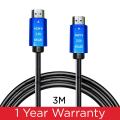 ENRG HDMI Cable 3 Meter 4K UHD Support 100Mbps Speed Heavy Duty Cable For Ps4 Lcd Monitor - Black. 
