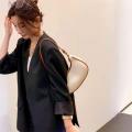 Female Casual Shoulder Bag Luxury Hobos Bags Shopper Tote Moon Solid Color Women's Clutch Handbags. 