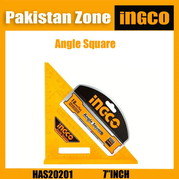 INGCO%20Angle%20Square%207x7"%20,Angle%20square%20,%20speed%20square%20,%2090%20Degree%20Positioning%20Squares%20,Right%20Angle%20,%20%20Triangle%20Ruler%20-%20Image%202