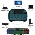 RF500 RGB Wireless Keyboard - Bluetooth Keyboard - Wireless Keyboard - Small Keyboard - Keyboard with Touch Pad for Smart TV - Smart TV Keyboard with Touch Pad - Mini Keyboard - RGB Rechargeable Keyboard. 