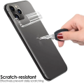 2 Pcs Infinix Smart 9 Back Matte Protector Vinyl Lamination wrap paper For infinix smart9 - Transparent. 