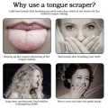 Arista Ayurveda Elegance Copper Tongue Scraper for Bad Breath Treatment. 