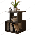 Rectangle Hallow Design Night Stand Storage Bedside Table Sofa modern end side coffee table with storage shelf living room. 