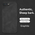Lenuo For iPhone 7 Plus / 8 Plus Sheepskin Leather Shockproof Case Luxury Matte Back Cover. 