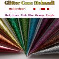 1 Glitter Mehndi cone available in different 8 colours. 