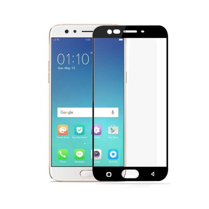 Oppo F3 Full Black 9D5D6D10D11D21D Tempered Glass Screen Protector Full Glue Edge To Edge For Oppo F3