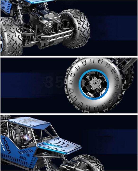 ZDYHBFE%20RC%201:16%20Alloy%20Climbing%20Remote%20Control%20Car%20Die-casting%20Body%204WD%20Mountain%20Bigfoot%202.4G%20Off-Road%20Mechanical%20Car%20Vacuum%20Tire%20Shatter-resistant%20And%20Crash-resistant%20Boy's%20Toy%20Car%20Children's%20Gift%20-%20Image%206