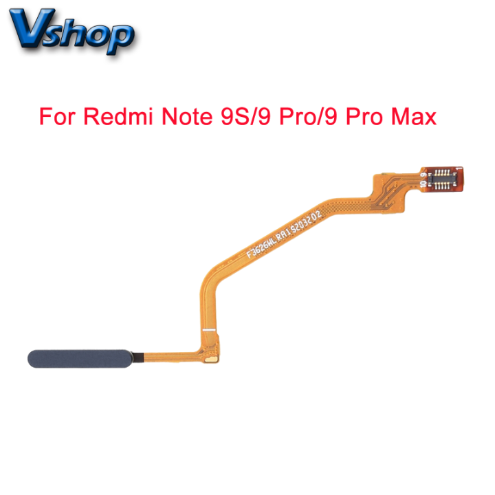 Fingerprint Sensor Flex Cable for Xiaomi Redmi Note 9S / Redmi Note 9 Pro / Redmi Note 9 Pro Max Mobile Phone Replacement Parts