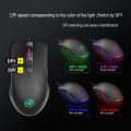 gaming mouse A867 HSXJ dpi speed 6400, 7 buttons, rgb lights usb wired mouse. 