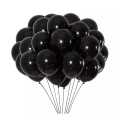 Pack of 10 Black Balloons, For Birthday, Events, Party, Decorations, Anniversary. 