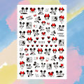 Disney Cartoon Art Deco Decal Nail Slider Lilo Stitch Tigger Mickey Mouse Nail Sticker DIY Nail Art Ornament Stickers. 