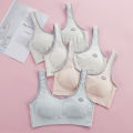 Cotton Bra Beautiful Back Bra camisole Student Underwear Wrapped Chest Brassiere Without Steel Ring. 